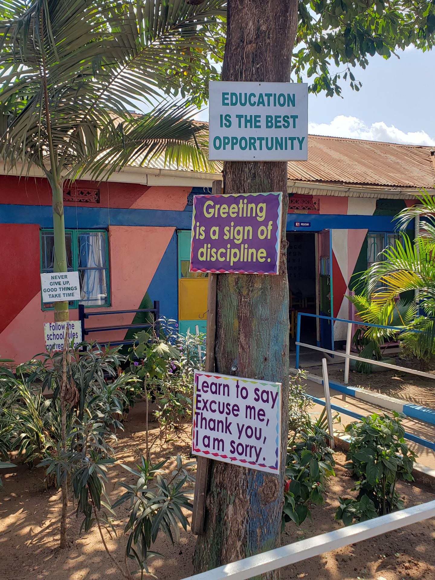 Classroom Exterior and Behavioral Signage